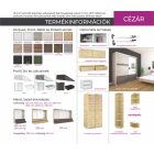 Cézár gardróbszekrény