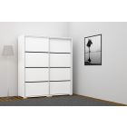 Borneo tolóajtós gardróbszekrény