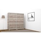 Borneo tolóajtós gardróbszekrény