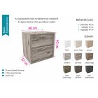 Basic 2 fiókos éjjeliszekrény