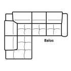 Lizbona 1 Sarokgarnitúra